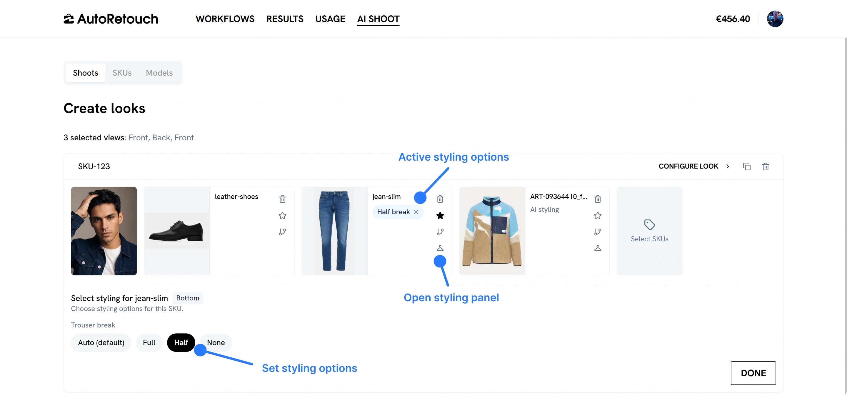 Configuration du styling