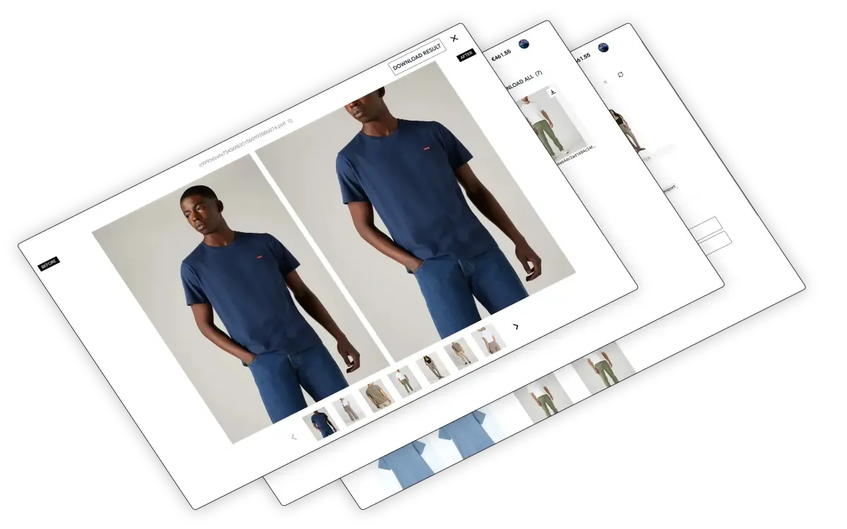 AutoRetouch interface